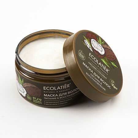 Ecolatier Green Маска для волос Питание & Восстановление Organic Coconut 250 мл 1 шт
