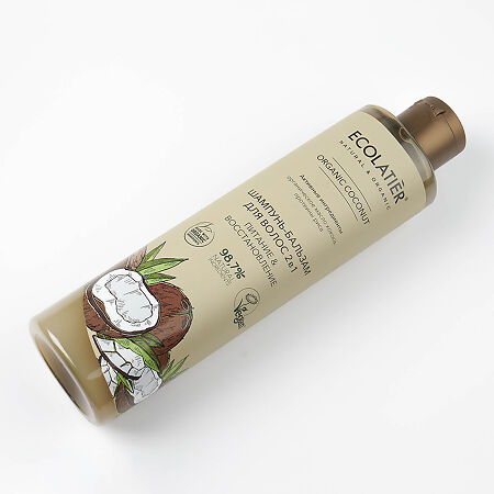 Ecolatier Green Шампунь-бальзам для волос 2 в 1 Organic Coconut 350 мл 1 шт