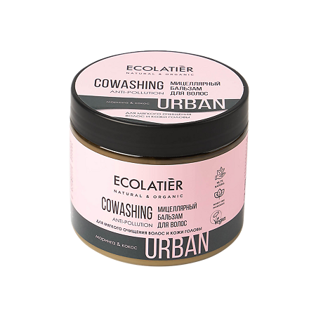 Ecolatier Urban Ковошинг-бальзам мицеллярный для волос моринга & кокос 380 мл 1 шт