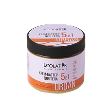 Купить Ecolatier Urban Крем-баттер для тела 5 в 1 какао ши кокос макадамия бабассу 380 мл 1 шт цена