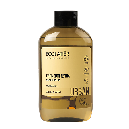 Изображение товара Ecolatier Urban Гель для душа Увлажнение аргана & ваниль 600 мл 1 шт
