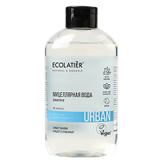 Купить Ecolatier Urban Мицеллярная вода для снятия макияжа для чувствительной кожи цветок кактуса & алоэ вера 600 мл 1 шт цена