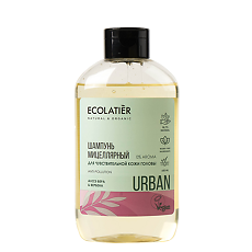 Купить Ecolatier Urban Мицеллярный шампунь для чувствительной кожи головы алоэ вера & вербена 600 мл 1 шт цена