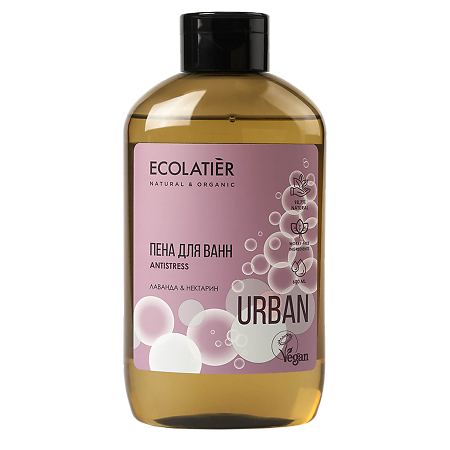Ecolatier Urban Пена для ванн лаванда & нектарин 600 мл 1 шт