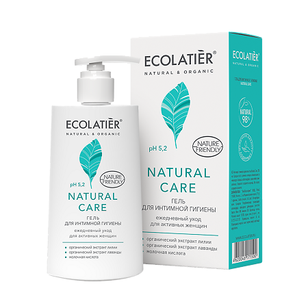 Ecolatier Гель для интимной гигиены Natural Care Ежедневный уход 250 мл 1 шт