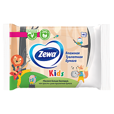 Купить Бумага туалетная Zewa влажная детская 40 шт цена