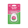 Global White Зубная нить вощеная со вкусом арбуза с хлоргексидином 50 м