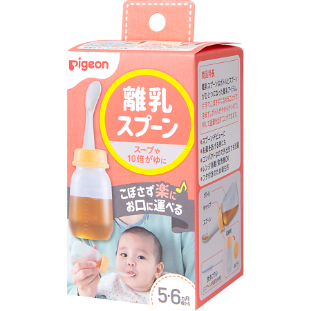 Изображение товара Бутылочка с ложечкой для кормления Pigeon 120 мл безопасная для ребенка