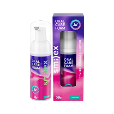 Изображение товара Splat Инновационная очищающая пенка для зубов Smilex Ortho+ 3-в-1 со вкусом мяты 50 мл 1 шт