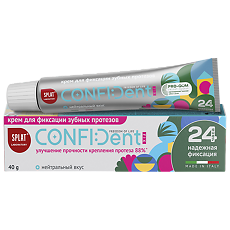 Купить Splat Confident Fix Крем для протезов нейтральный вкус 40 г 1 шт цена