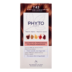 Купить Phyto Color Краска для волос золотисто-медный блонд оттенок 7.43 1 шт цена