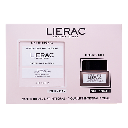 Lierac Подарочный набор Lift Integral Дневной крем-лифтинг для лица укрепляющий 50мл+Ночной крем-лифтинг для лица восстанавливающий 20мл 1 уп