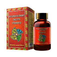 Купить Кеджибелинг Экстра Гриинвуд капсулы массой 500 мг 100 шт цена