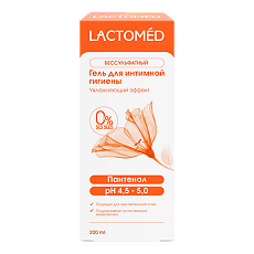 Купить Lactomed Гель для интимной гигиены Увлажняющий эффект с пантенолом 200 мл 1 шт цена