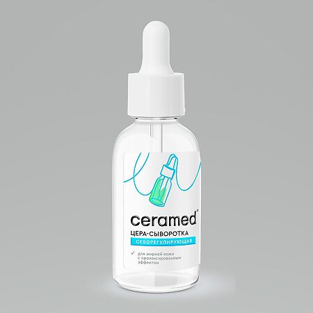 Ceramed Цера-сыворотка для лица себорегулирующая с ниацинамидом и цинком 30 мл 1 шт