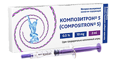 Купить Композитрон 5/Compositron 5 материал инъекционный коллаген-содержащий 0,5 % 2 мл шприц 1 шт цена