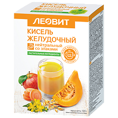 Изображение товара Леовит Кисель Желудочный нейтральный со злаками пакеты 20 г 5 шт