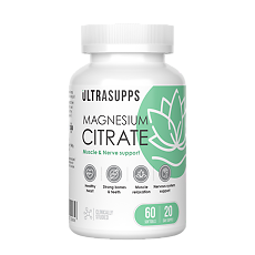 Изображение товара Ультрасаппс Магния цитрат / Ultrasupps Magnesium Citrate мягкие капсулы массой 2450 мг 60 шт