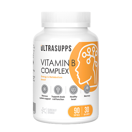 Изображение товара Ультрасаппс Витамин B комплекс мягкие капсулы 90 шт 430 мг