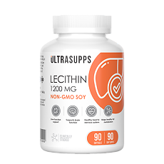 Купить Ultrasupps Лецитин/Lecithin 1200 мг мягкие капсулы массой 1850 мг 90 шт цена
