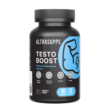 Ultrasupps Тестобуст/Testoboost капсулы массой 750 мг 90 шт