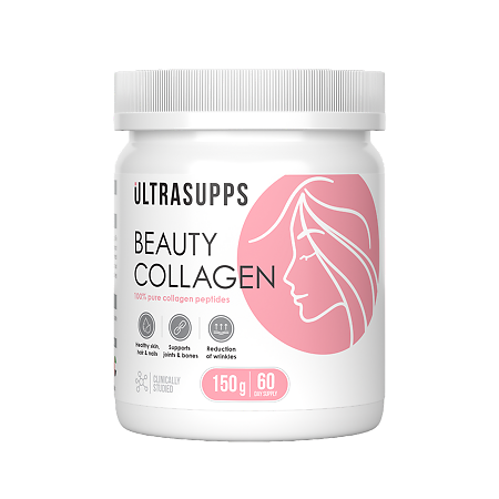 Ultrasupps Бьюти Коллаген Пептиды/Beauty Collagen Peptides порошок 150 г 1 шт