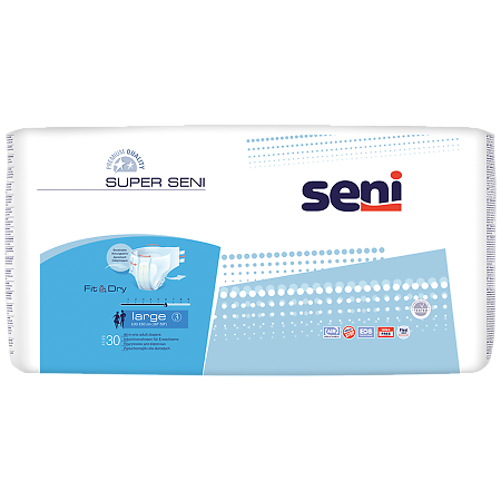 Seni Super Large подгузники для взрослых 30 шт