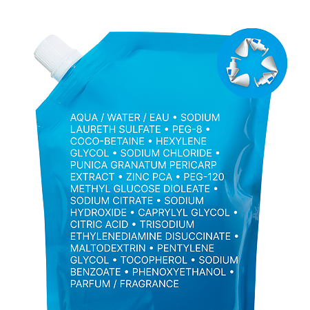 La Roche-Posay Effaclar Гель очищающий для чувствительной кожи лица и тела Refill см/блок 400 мл 1 шт