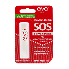 Купить EVO Бальзам для губ SOS 2,8 г 1 шт цена