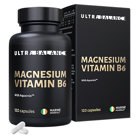 Магний B6/Magnesium Vitamin B6 Premium UltraBalance капсулы по 700 мг 120 шт