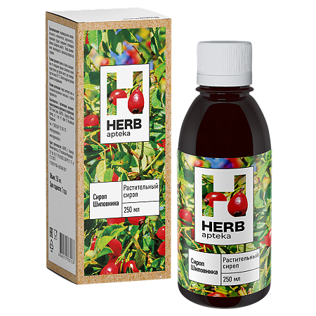 Herb Сироп шиповника с витамином С 250 мл 1 шт