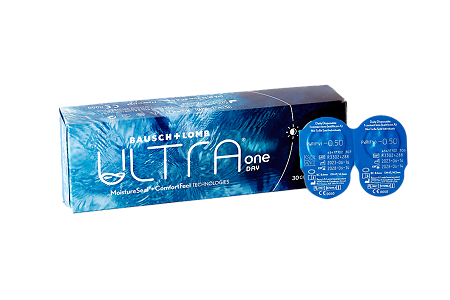 Контактные линзы Bausch+Lomb Ultra One Day однодневные 30pk / -5.75/8.6/14.2/1 уп