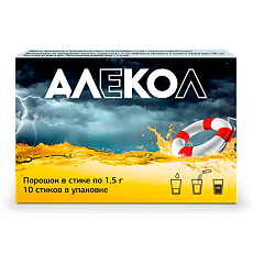 Изображение товара Алекол порошок в стике по 1,5 г 10 шт