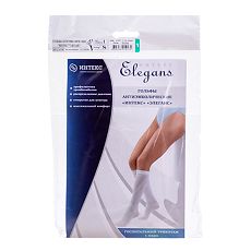 Купить Гольфы антиэмболические компрессионные Интекс Elegans класс компрессии 1 р S белые 1 пара цена