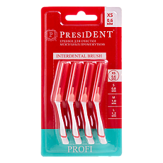 Купить PresiDent Profi XS Межзубные ершики 1 уп цена