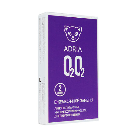 Контактные линзы на месяц Adria O2O2 -4.75 / 8.6 2 шт