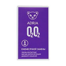 Купить Контактные линзы на месяц Adria O2O2 -4.75 / 8.6 6 шт цена