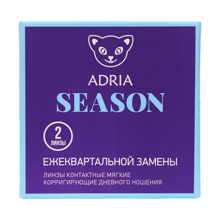 Контактные линзы Adria Season квартальные -4.25 / 8.6/ 2 шт
