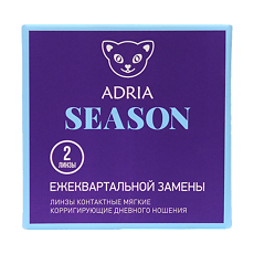 Купить Контактные линзы Adria Season квартальные -3.50 / 8.6 2 шт цена