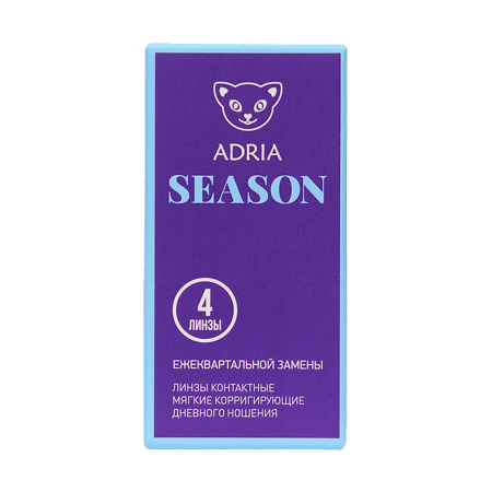 Контактные линзы Adria Season квартальные -5.25 / 8.6 4 шт