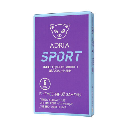 Контактные линзы на месяц Adria Sport -2.50 / 8.6 6 шт
