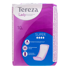 Купить Тереза Леди (TerezaLady) Прокладки урологические Super 10 шт. цена