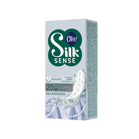 Ола (Ola!) Silk Sense Light Прокладки ежедневные стринг-мультиформ 20 шт