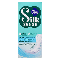 Купить Ола (Ola!) Silk Sense Прокладки ежедневные удлиненные Daily Large 20 шт цена