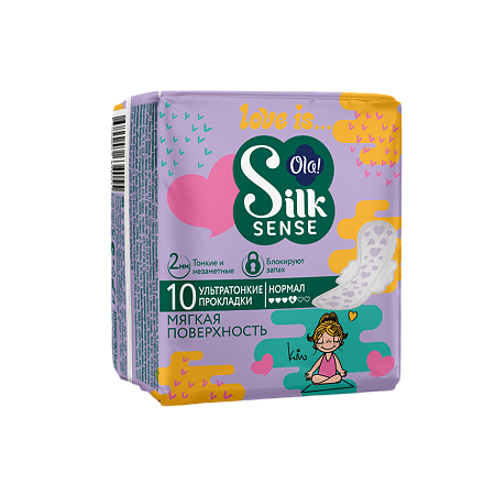 Ола (Ola!) Silk Sense Teens Прокладки ультратонкие Ultra Normal  Мягкая поверхность микс 10 шт.