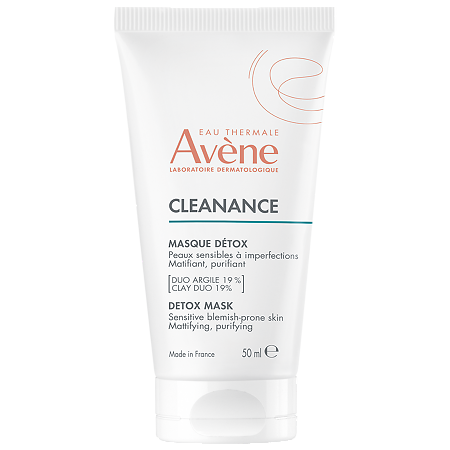Avene Cleanance Маска-детокс для глубокого очищения кожи лица 50 мл 1 шт