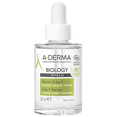 Купить A-Derma Biology Hyalu Сыворотка 3-в-1 для хрупкой кожи лица 30 мл 1 шт цена