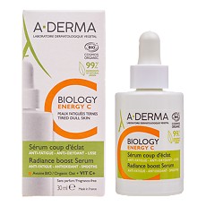 Купить A-Derma Biology Energy C Сыворотка придающая сияние хрупкой коже лица 30 мл 1 шт цена
