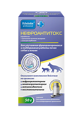 Изображение товара Pchelodar Нефроантитокс порошок для приема внутрь для лечения почечной недостаточности для кошек и собак 50 г