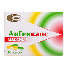 Купить АнГрикапс максима капсулы 20 шт цена